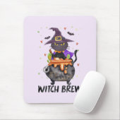 Hexenbrauen - Katzentrage Mousepad (Mit Mouse)
