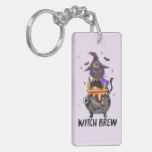 Hexenbrauen - Katzentrage Schlüsselanhänger (Vorderseite links)