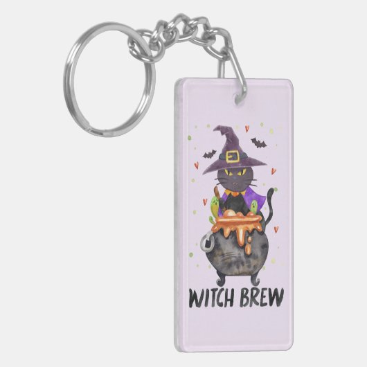 Hexenbrauen - Katzentrage Schlüsselanhänger (Vorderseite links)