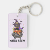 Hexenbrauen - Katzentrage Schlüsselanhänger (Rückseite)