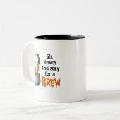 Hexenbrauen Zwei-Tone-Tasse Zweifarbige Tasse (Vorderseite Links)