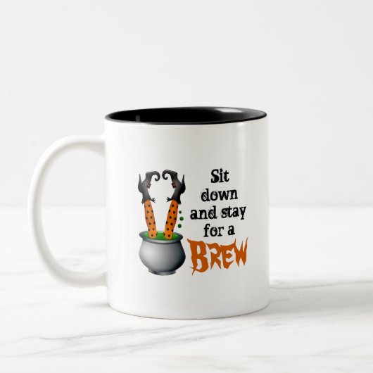 Hexenbrauen Zwei-Tone-Tasse Zweifarbige Tasse (Links)