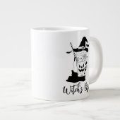 HexenbrauenHalloween Jumbo-Tasse (Vorderseite Rechts)