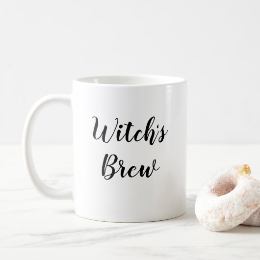 Hexenbrauenkaffee-Tasse Kaffeetasse (Mit Donut)