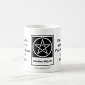 Hexenbraun! Wiccan Tea addicts Cup/Tasse Kaffeetasse (Mittel)