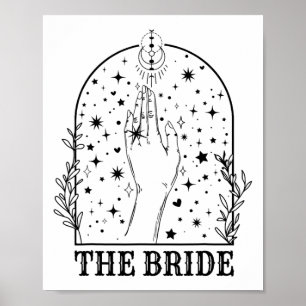 Hexenbraut Coven passende gothische Junggesellinne Poster