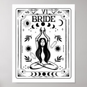 Hexenbraut Coven Tarot Himmel-Goth-Bachelor Poster