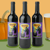 Hexenbrautrank in Cauldron Weinetikett