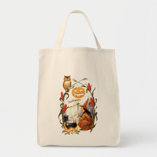 HexenBrew Vintages Halloween Tragetasche (Vorne)