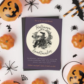 Hexenbroom Halloween Spooktacular Costume Party Einladung