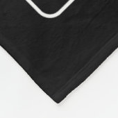 Hexenbuch-Club Booklet Retro Halloween Black Cat Fleecedecke (Ecke)