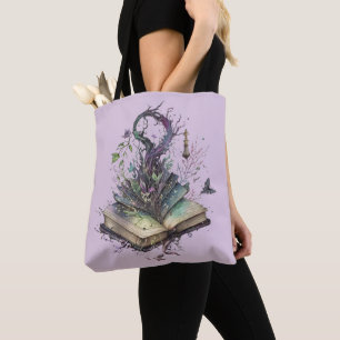 Hexenbuch Hexerei Heidentum Wicca Halloween Tasche