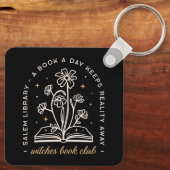 Hexenbuch-Klub witziger Bücher Schlüsselanhänger (Rückseite)