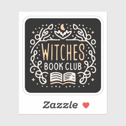 Hexenbuchclub Aufkleber (Blatt)