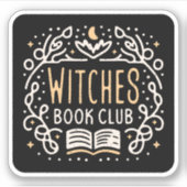 Hexenbuchclub Aufkleber (Vorderseite)