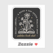 Hexenbücher mit Hexerei Aufkleber (Blatt)