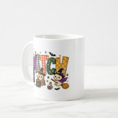 Hexenbuchstabenblock kaffeetasse (Vorderseite Links)