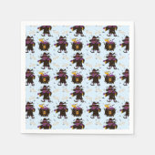 Hexencreme-Halloween-Party Serviette (Vorderseite)