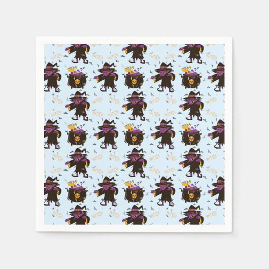 Hexencreme-Halloween-Party Serviette (Vorderseite)