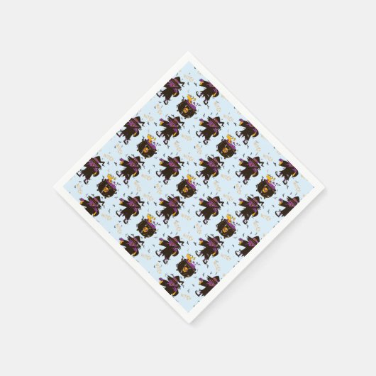 Hexencreme-Halloween-Party Serviette (Ecke)