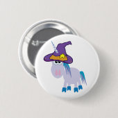 hexende Trottelchen-Einhorn Button (Vorne & Hinten)