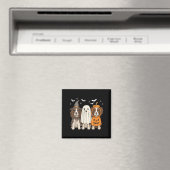 Hexendeutscher Springer Spaniel Halloween Springer Magnet (In Situ (Geschirrspüler))