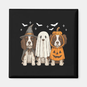 Hexendeutscher Springer Spaniel Halloween Springer Magnet