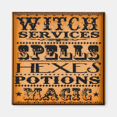 Hexendienste Magnet (Vorne)