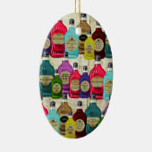 Hexendoktor Magic Potion Apothekar Tonic Flasche Keramik Ornament (Rechts)