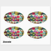 Hexendoktor Magic Potion Apothekar Tonic Flasche Ovaler Aufkleber (Blatt)