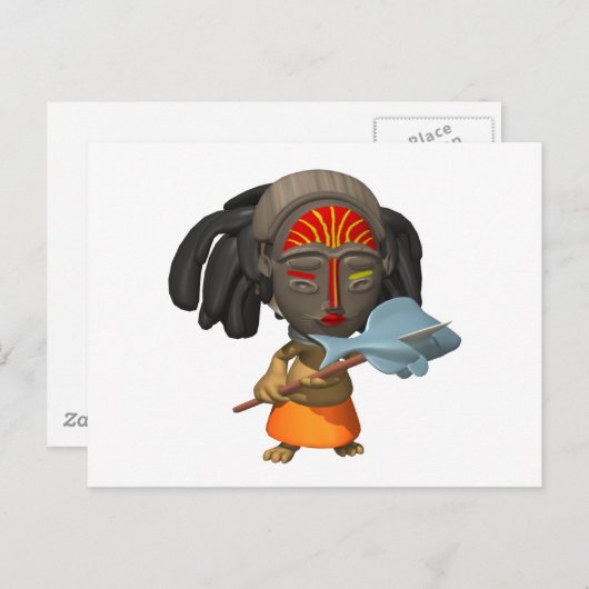 Hexendotor Postkarte (Vorne/Hinten)