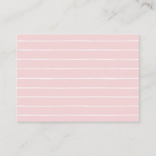 Hexenduschbücher für Baby Begleitkarte (Rückseite)