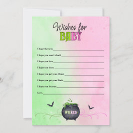 Hexendusche für Baby-Game Einladung