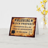 Hexeneigenschaft Karte (Gelbe Blume)