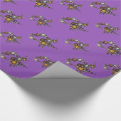 Hexenemoji Geschenkpapier (Ecke)