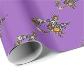 Hexenemoji Geschenkpapier (Rolleneckpunkt)