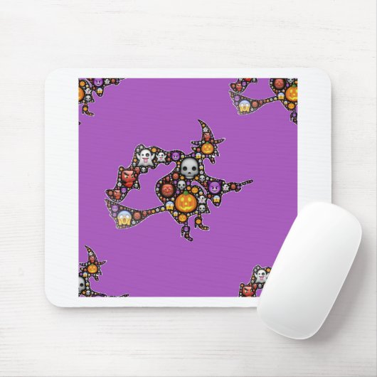 Hexenemoji Mousepad (Mit Mouse)