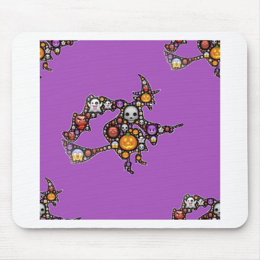 Hexenemoji Mousepad (Vorne)