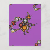 Hexenemoji Postkarte (Vorderseite)