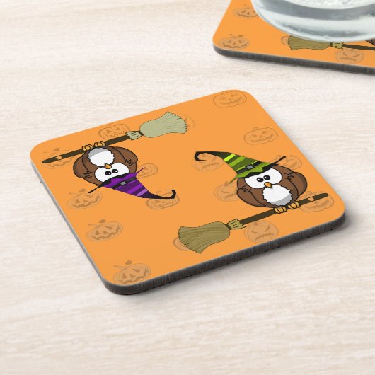 Hexeneule Getränkeuntersetzer (Linke Seite)