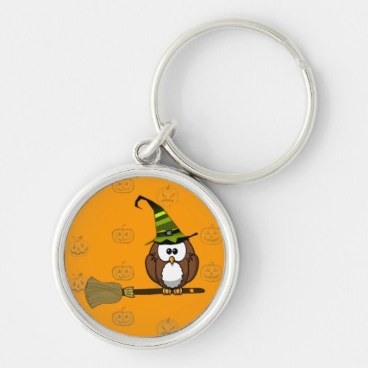 Hexeneule Schlüsselanhänger (Vorne)
