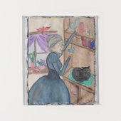 Hexenfamilie Wandteppich (Vorderseite)