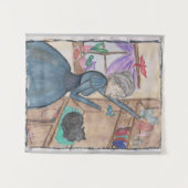 Hexenfamilie Wandteppich (Vorderseite (Horizontal))