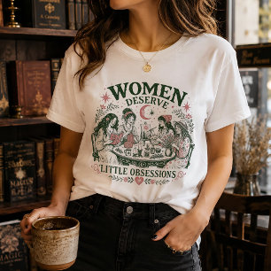 Hexenfeministische kleine Obsessionen Frauen T-Shirt
