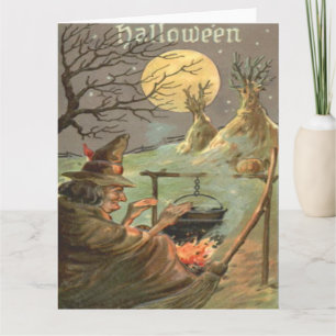 Hexenfeuer Cauldron Vollmond Nacht Karte
