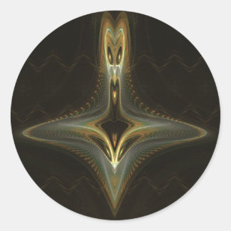 Hexenflasche Abstract Art Runder Aufkleber