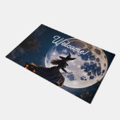 Hexenfliegermatte Fußmatte (Schrägansicht)