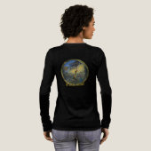 "Hexenfrau" bearbeite dich selbst Tri-Blend Shirt (Voller Rückseite)