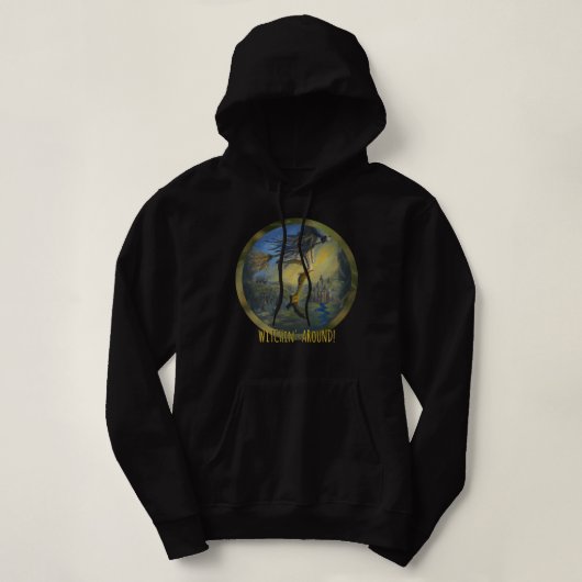 "Hexenfrau" Farbe wählen - Hoodie (Design vorne)