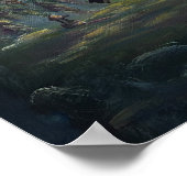 Hexenfrau Poster (Ecke)
